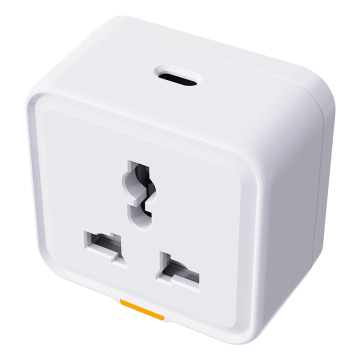 Tuya Smart Home Wifi Power Monitor Plug พร้อมการชาร์จ Type C, 20A 3500W, RF433, เข้ากันได้กับ Alexa และ Google Home