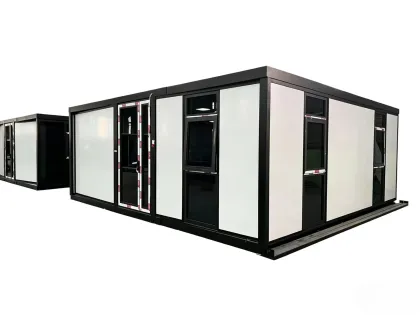 Compact Portable Office Trailer for On-Site Use