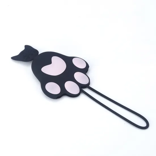 2018 Cheap silicone cat paw car key cover