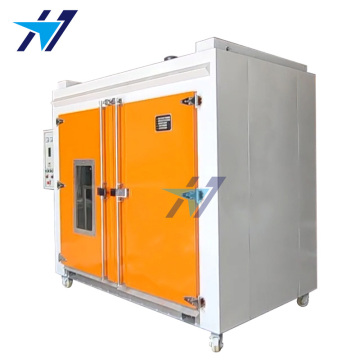 Rail trolley type industrial oven