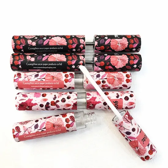 Eco Friendly Cardboard Paper Mascara Case Empty Tube