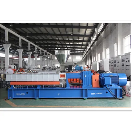 Plastic masterbatch granulating line