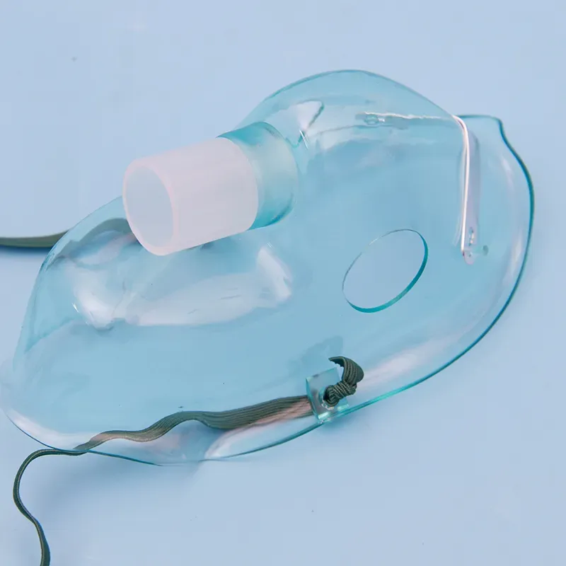 High Quality Disposable Medical PVC Venturi Face Mask with 2m Tube
