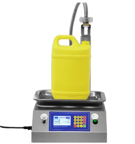 Automatic Weighing and Quantitative Filling Machine for Viscous Liquids like Edible Oil and Lubricating Oil (17L)