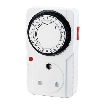 Title: "BND-50/AS1 24 Hour Mechanical Timer - IP20 Rating: Durability and Control in a Compact Design