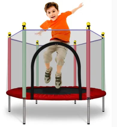 5FT Sports Fitness Trampoline with Enclosure Net for Kids