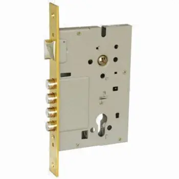 Mortise Lock with Zamak Front and Made of Striker Plate