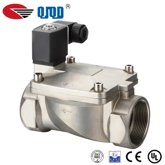 2 inch high pressure stainless steel water solenoid valve