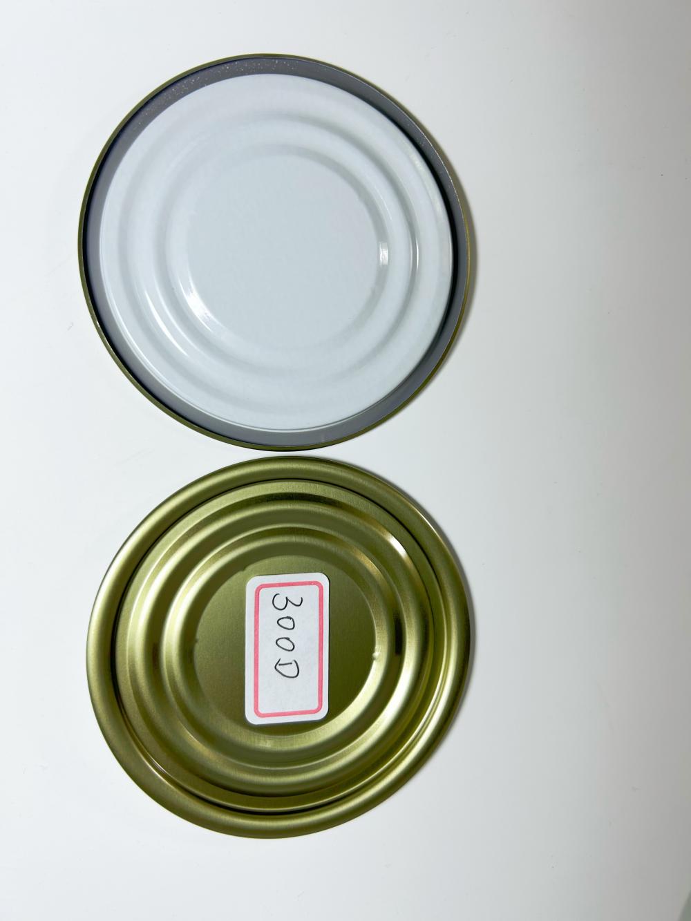 Steel tin can bottom ends cover lids