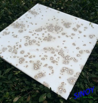 3mm - 6mm starke Wiedergabe-dekorative antike Spiegel-Glasplatten für Innendekoration applaitons