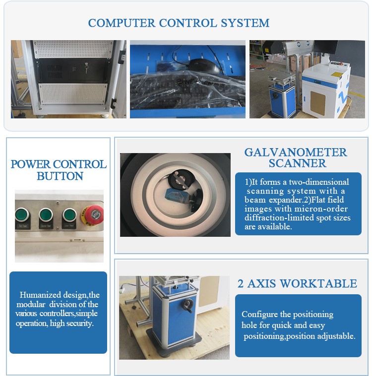 pvc plastic laser marking machine