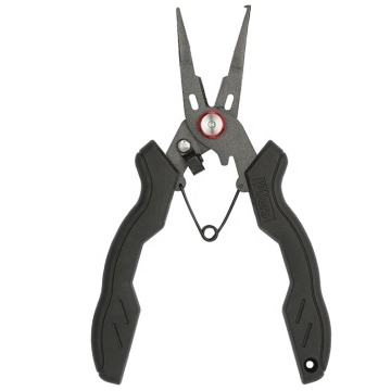 Anti-Slip Stainless Steel Fishing Pliers with Line Cutter and Clamp