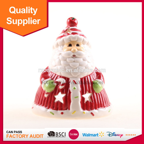 China Factory Manufacture Candle holder Santa Claus as christmas gift