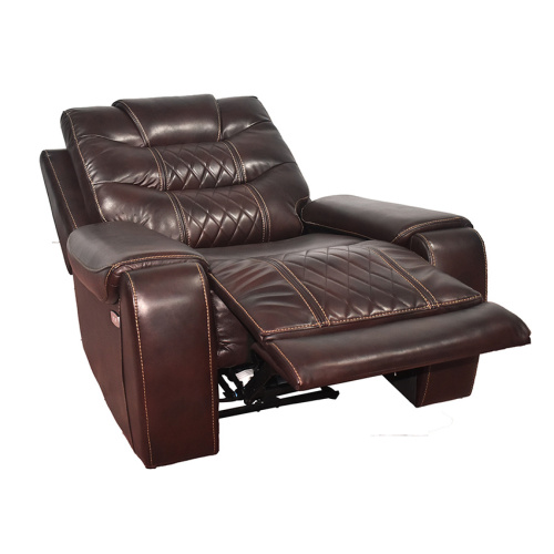 Electric Leather Single Rocking Recliner Sofa