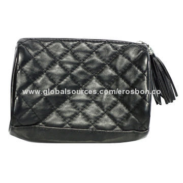 PU Leather Cosmetic Bag, Customized Designs/Colors are Accepted