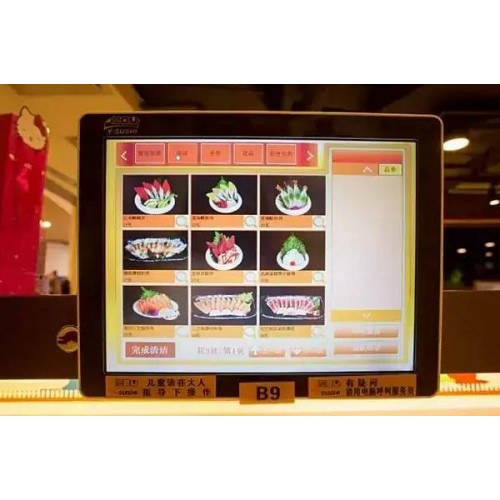 Intelligent Flat Plateordering System Revolving sushi restaurant ordering system Supplier
