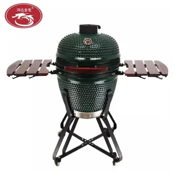 Big Black Egg BBQ 16 Inch Kamado Grill Ceramic Green