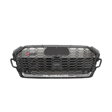 RS5 Style Honeycomb Front Grille for Audi A5 B9 2021-2022 - Car Auto Parts