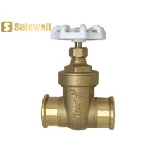 Brass Press Fit Gate Valve
