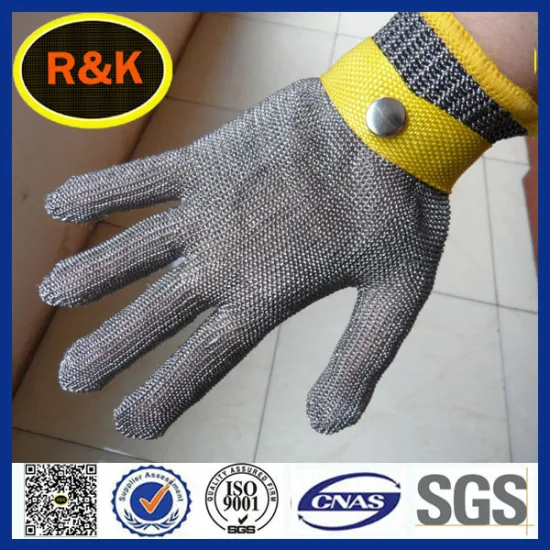 stainless steel wire mesh safety gloves