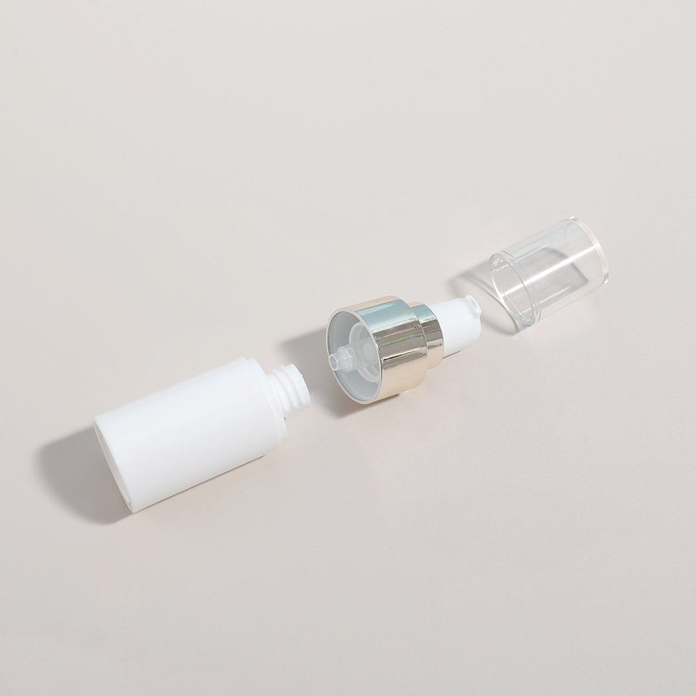 White Cosmetics Airless Bottles: 15ml to 50ml Customizable