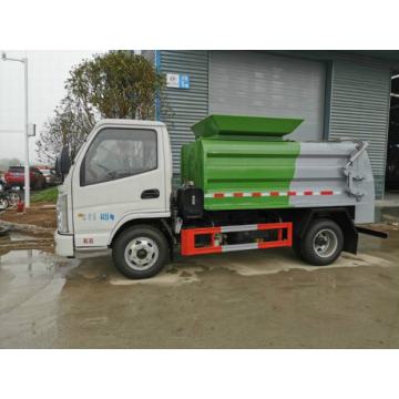 Hook Lift Garbage Truck With 2Cubic Meter Bin