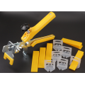 Tile leveling tool with insert type