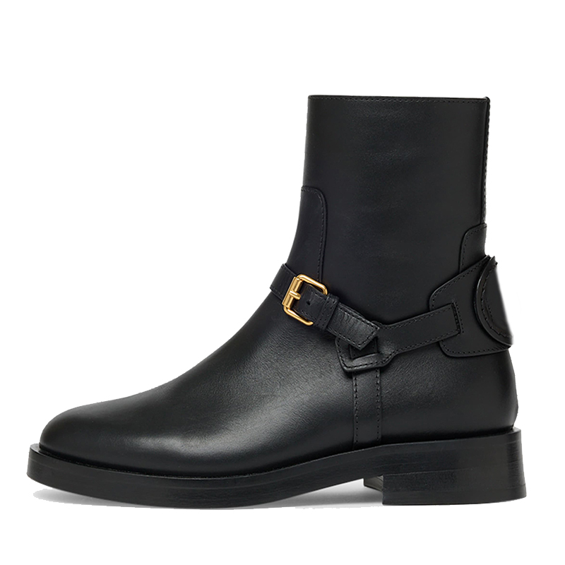 Women's Fashion Leather Short Boots