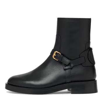 Women's Fashion Leather Short Boots