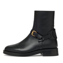 Women's Fashion Leather Short Boots