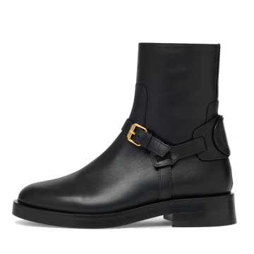 Women's Fashion Leather Short Boots