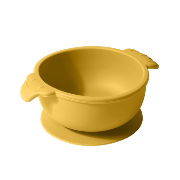 Bol de aspirare cu limbă de rață pentru hrănirea copiilor din silicon