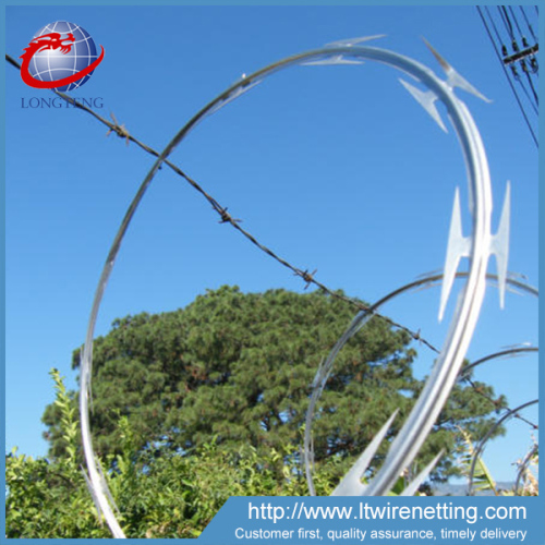 Anping Galvaized Concertina Barbed Razor Wire Mesh Fence For Sale, High