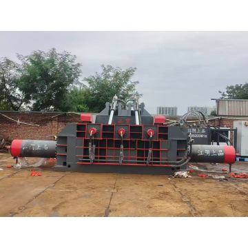 Enfardadeira metálica hidráulica eficiente para resíduos industriais