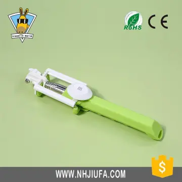 Custom selfie stick with bluetooth shutter button remote wireless monopod selfie stick camera stand for selfie