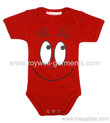 Baby Boy Bodysuit With Front Print 