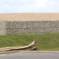 Malha de tecido hexagonal de preço da cesta de Gabion