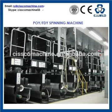 Dope dyed POY yarn spinning machine, POY fibers production line