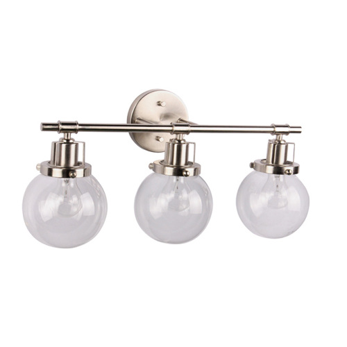 Modern 3-light Vanity For Bathroom Lighting Aesthetic Glass Globe Decorative Living Room Vanity Light Manufactory