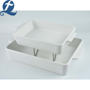 Bandeja para hornear rectangular de estilo de moda popular de venta caliente