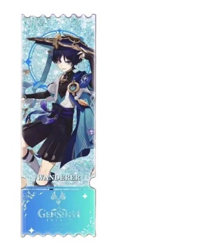 Yüksek kaliteli özel baskı net akrilik anime anahtarlık standı