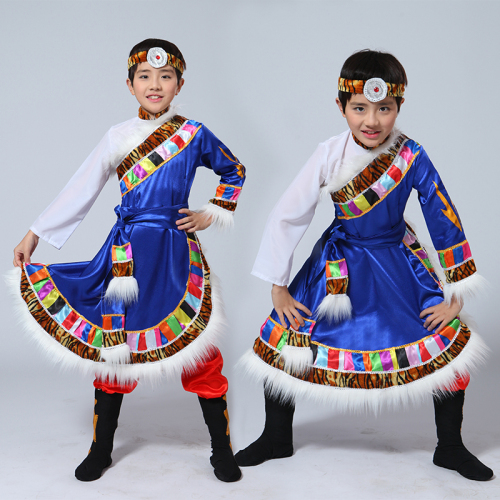 China online shop folk children Mongolian dance costumes