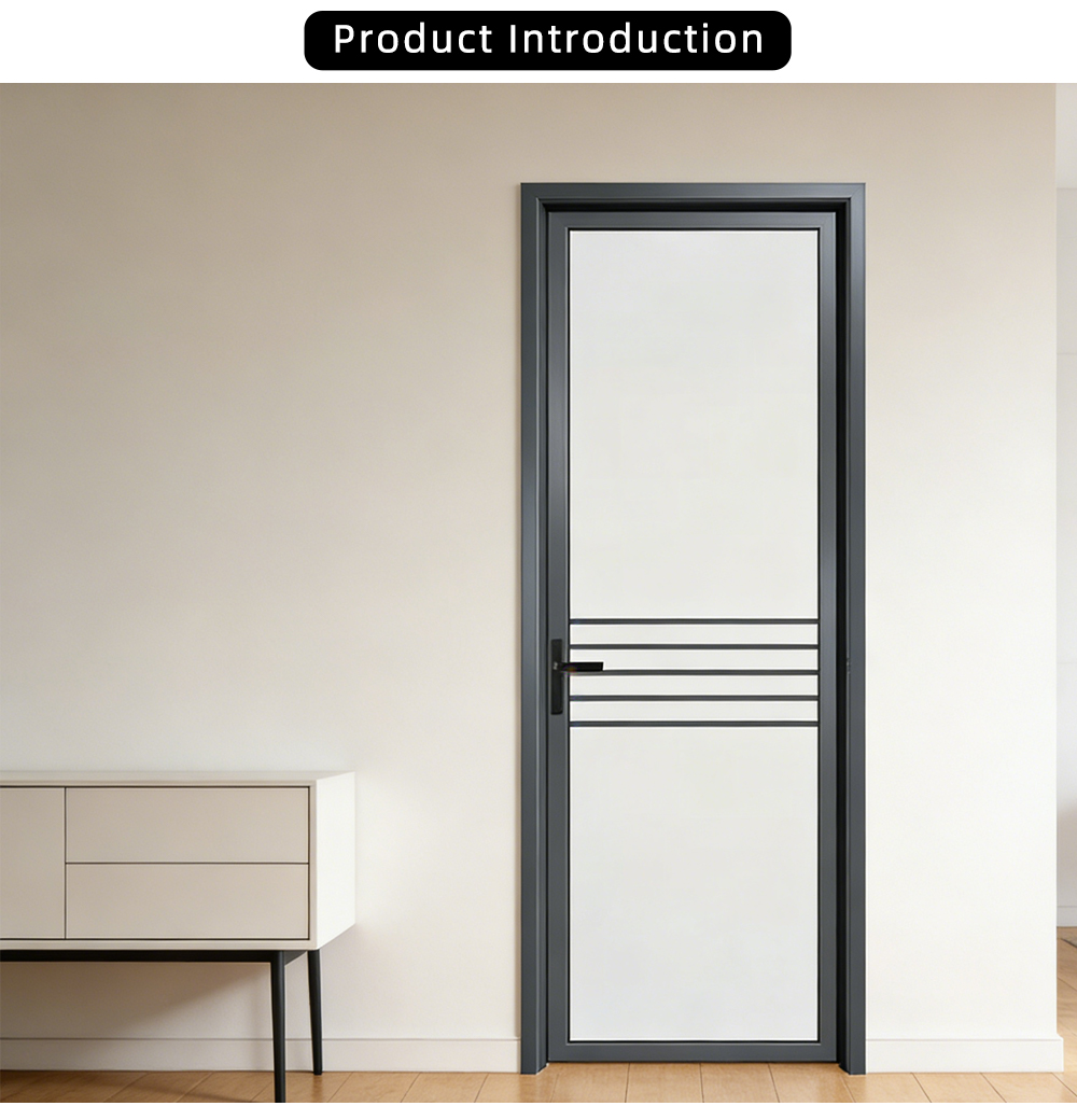 Gray Line Decorated Door YJ-P068 X