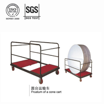 Strong Steel Round Table Trolley