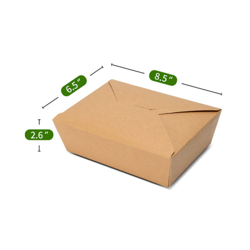 1mm Thick Disposable Fast Food Paper Box