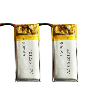 Li-Polymer LP401225 90mAh Baterai Isi Ulang 3.7V