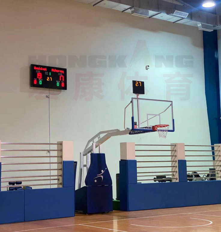 FIBA manual hydraulic Basketball hoop Stand