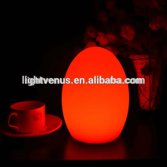 wedding table centerpieces restaurant bar decorative LED egg desk table lamp lighting