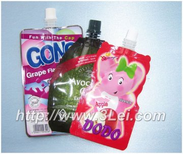 New design clear juice pouch