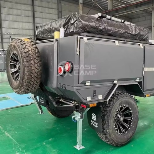 RV de caravana de acero inoxidable offroad hecha a la venta